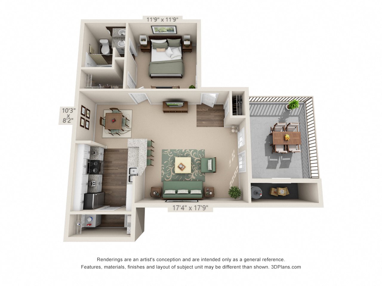 One bedroom one bath in Savannah